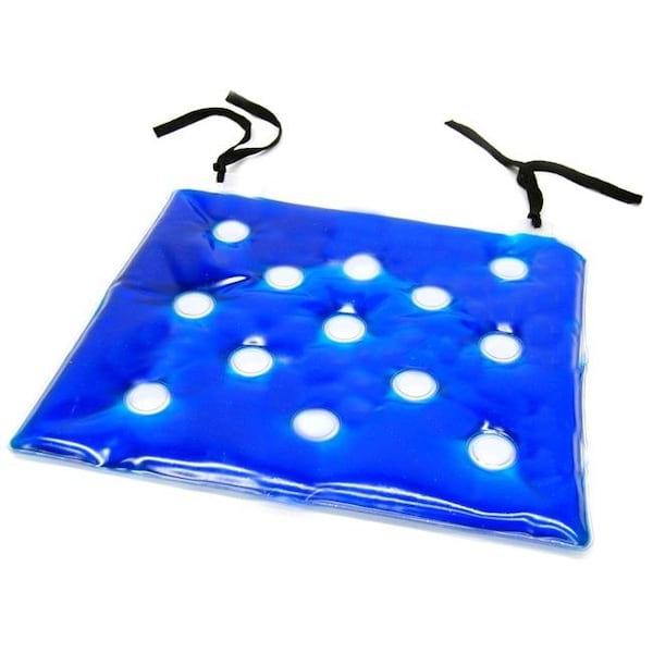 Skil-Care 751101 18 in. Gel-Lift Cushion with Safety Ties - Blue 751101 - main